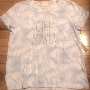 Rae Dunn “Girl Power” Blue Sky Tee